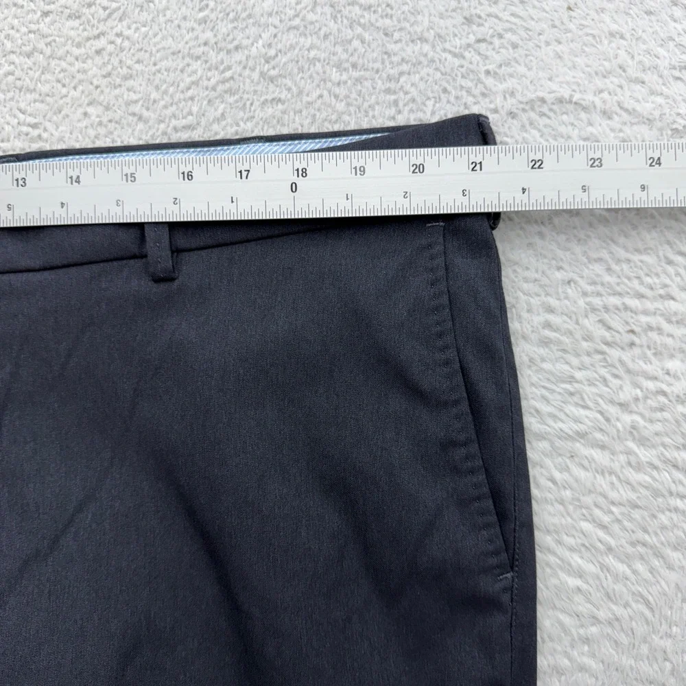 Peter Millar Mens Performance Trousers Navy Blue Stretch Golf Pants 42x30